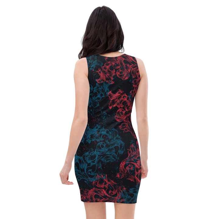 Tube dress - Floral, without crest