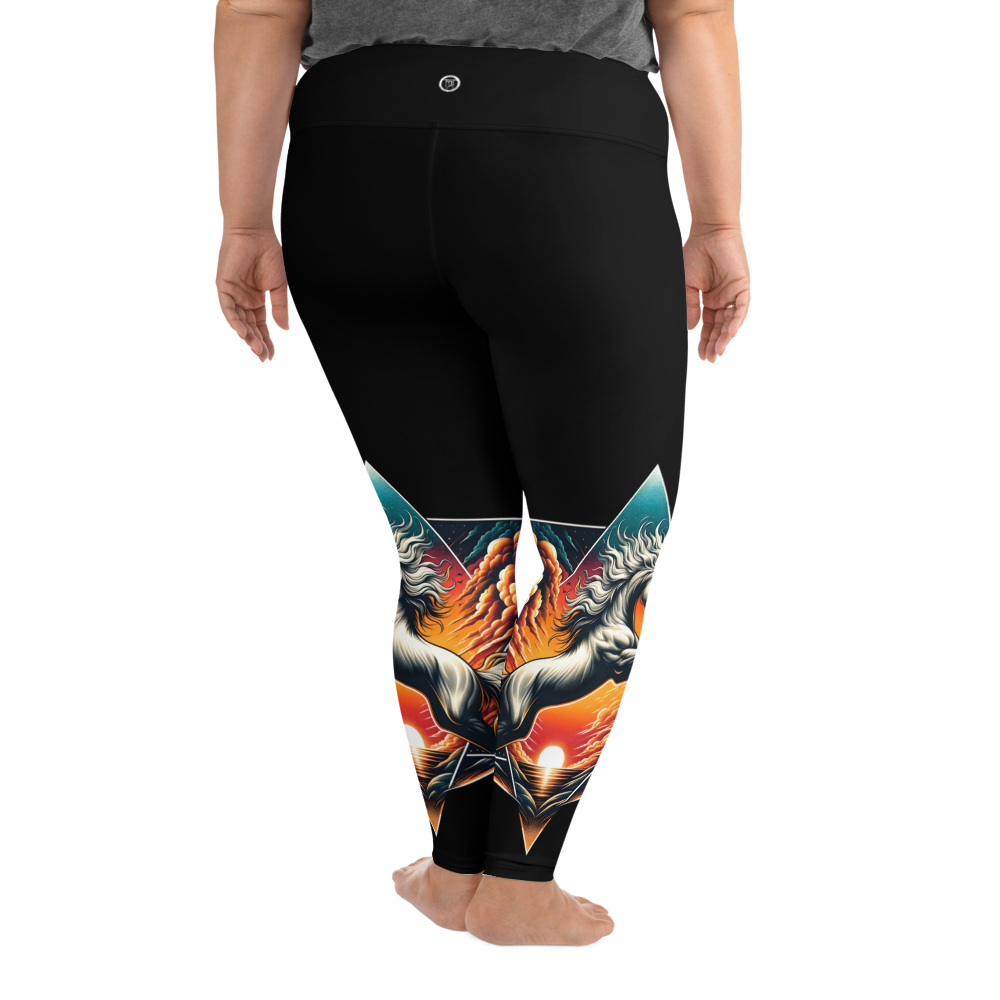 Plus Size Leggings - Vilde heste er vilde