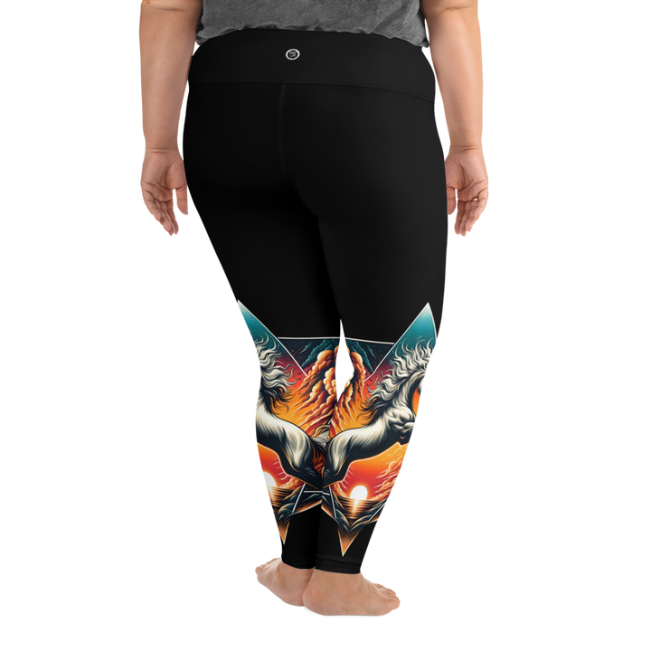 Plus Size Leggings - Vilde heste er vilde