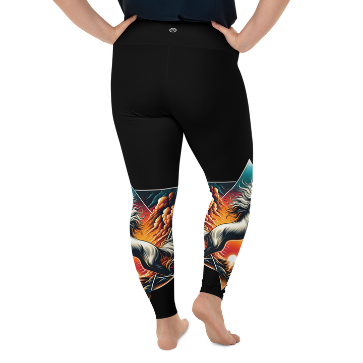 Plus Size Leggings - Vilde heste er vilde