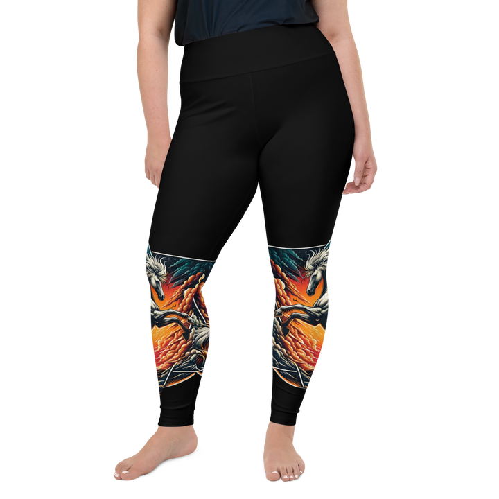 Plus Size Leggings - Vilde heste er vilde