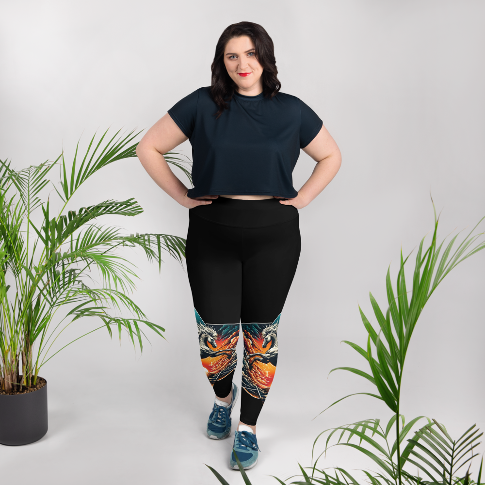 Plus Size Leggings - Vilde heste er vilde