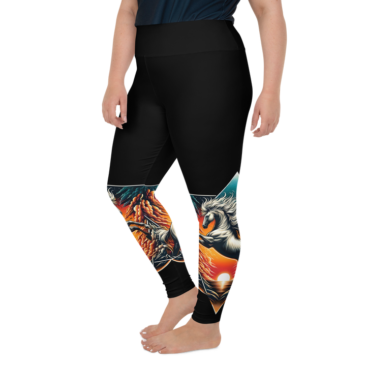 Plus Size Leggings - Vilde heste er vilde