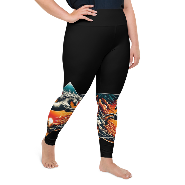 Plus Size Leggings - Vilde heste er vilde