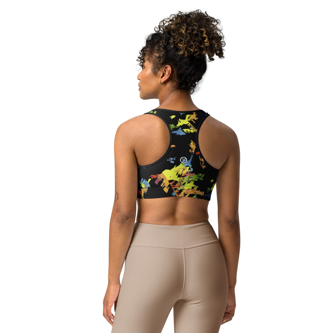 Sports bra - Beethoven, Ode to Joy, black