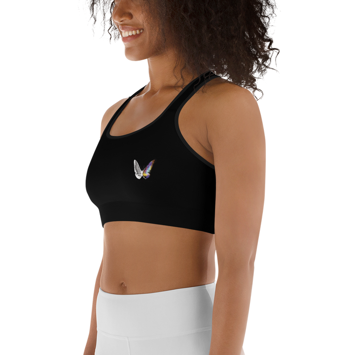 Sports Bra - Toxic Rain, Madame Butterfly, Butterfly