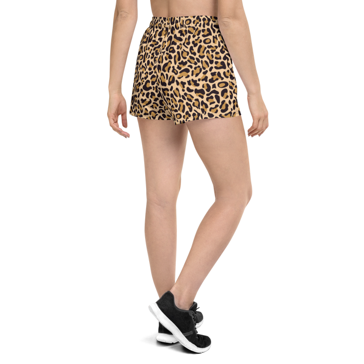 Sporty shorts kvinder - leopard