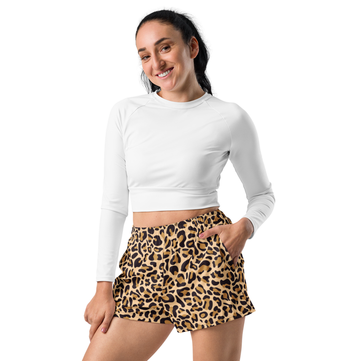 Sporty Shorts Women - Leopard