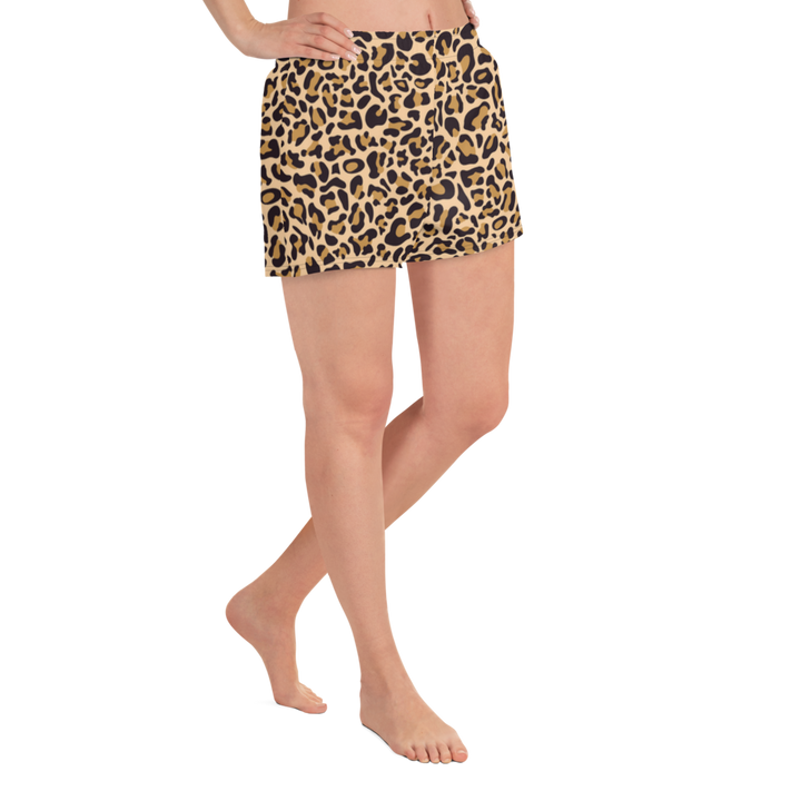 Sportliche Shorts Damen - Leopard