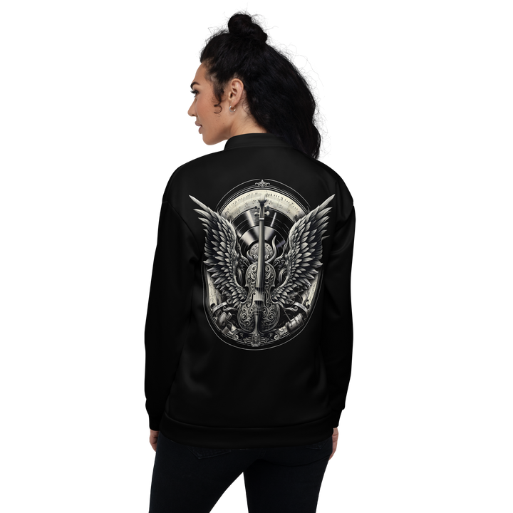 Bomber Jacket Women - Cello &amp; Wings Crest