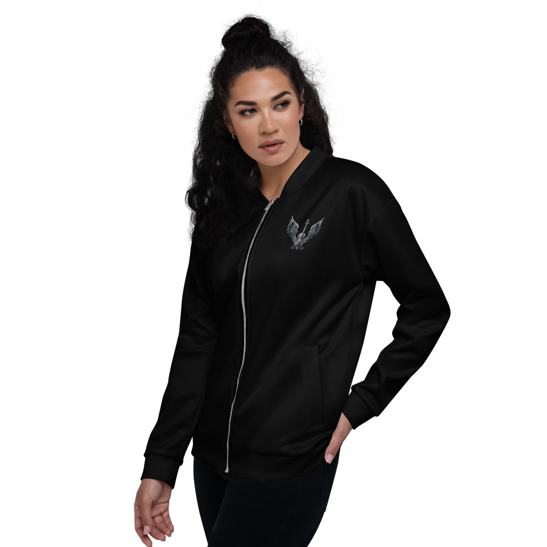 Bomber Jacket Women - Cello &amp; Wings Crest