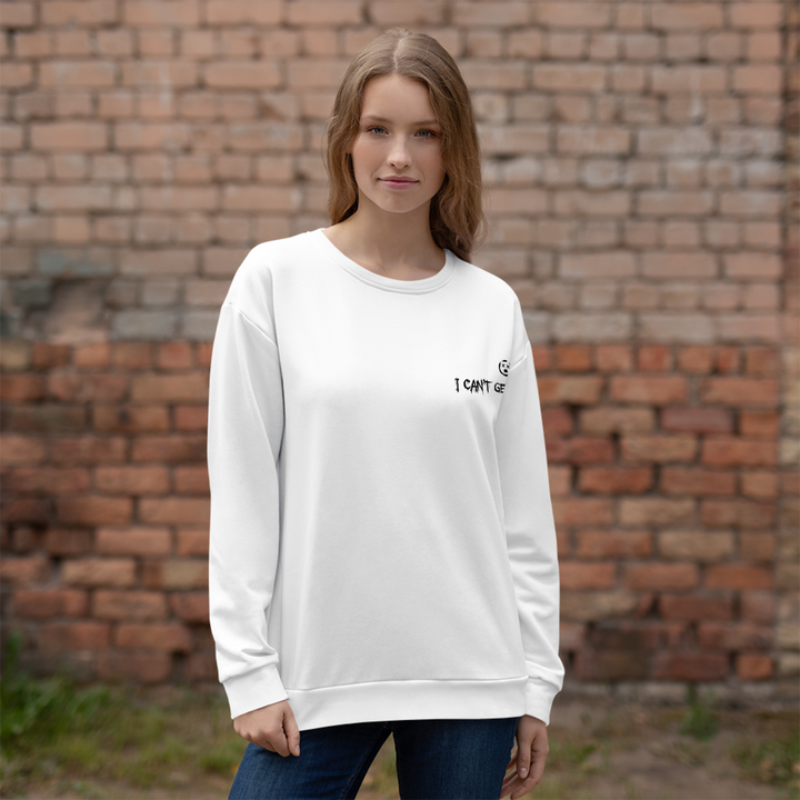 Unisex-Pullover - Eyes XX, No Sleep (Nessun Dorma), white