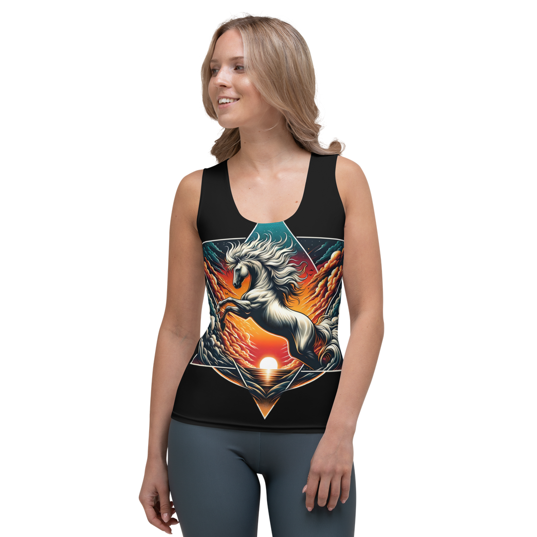 Premium Tank-Top Damen - Wild Horses are Wild