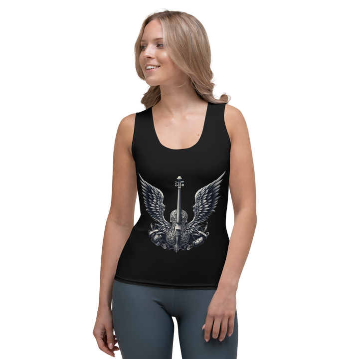 Premium Tank-Top Damen - Cello and Wings