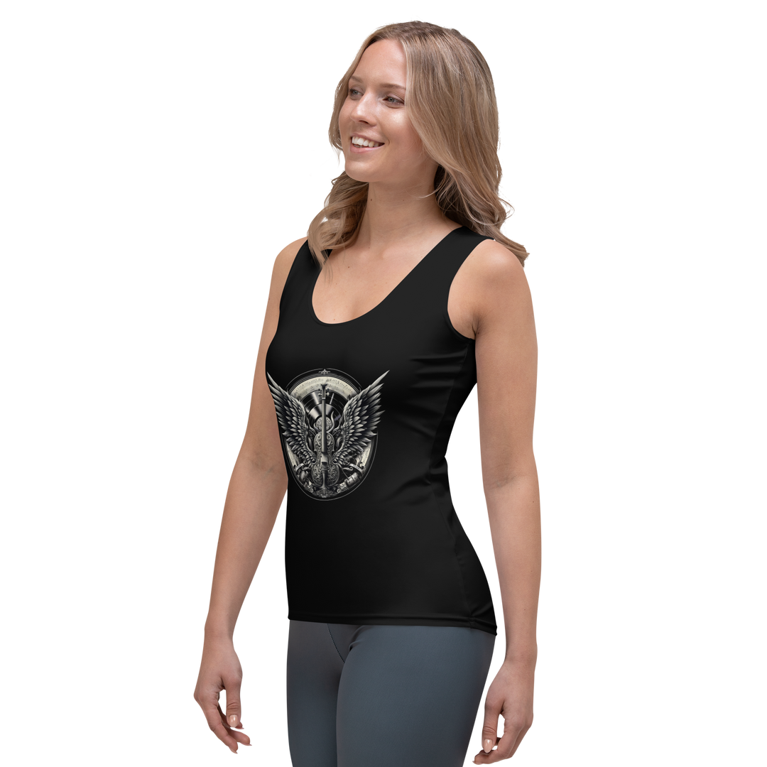 Premium Tank Top Women - Cello and Wings Crest