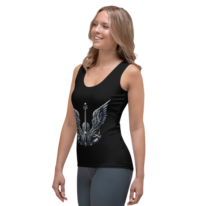 Premium Tank-Top Damen - Cello and Wings