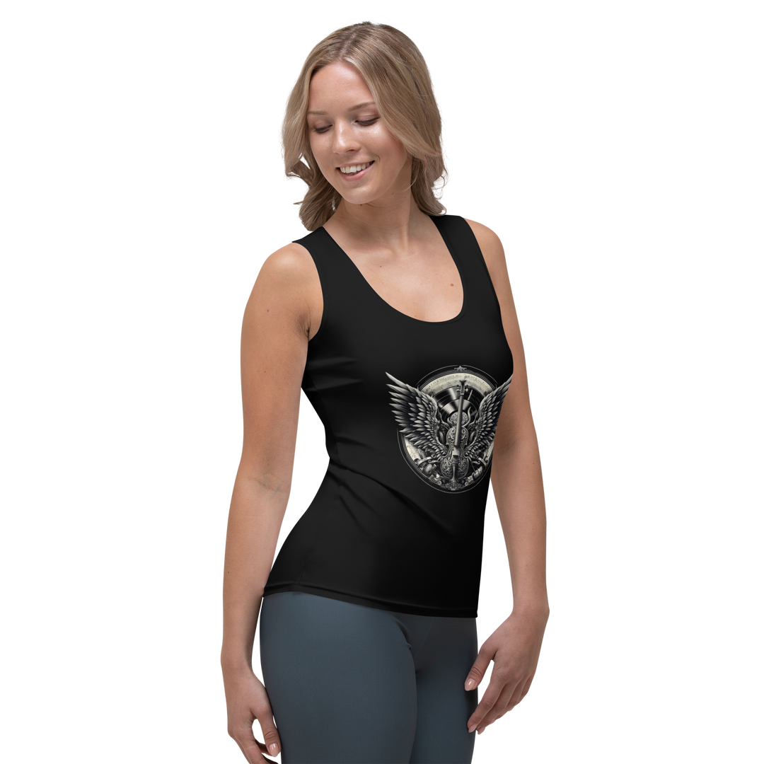 Premium Tank Top Women - Cello and Wings Crest