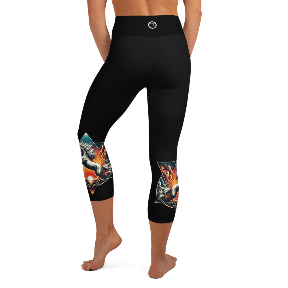 Capri leggings - Wild Horses are Wild