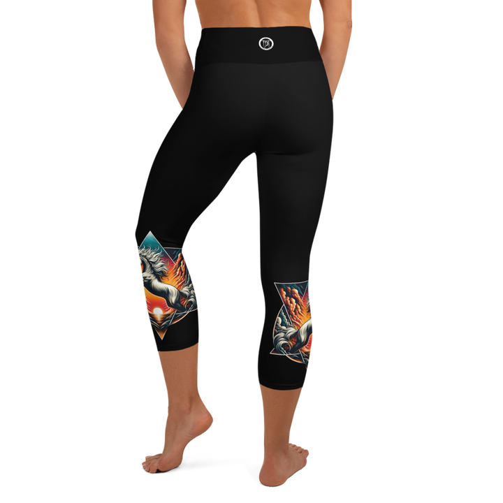 Capri leggings - Wild Horses are Wild