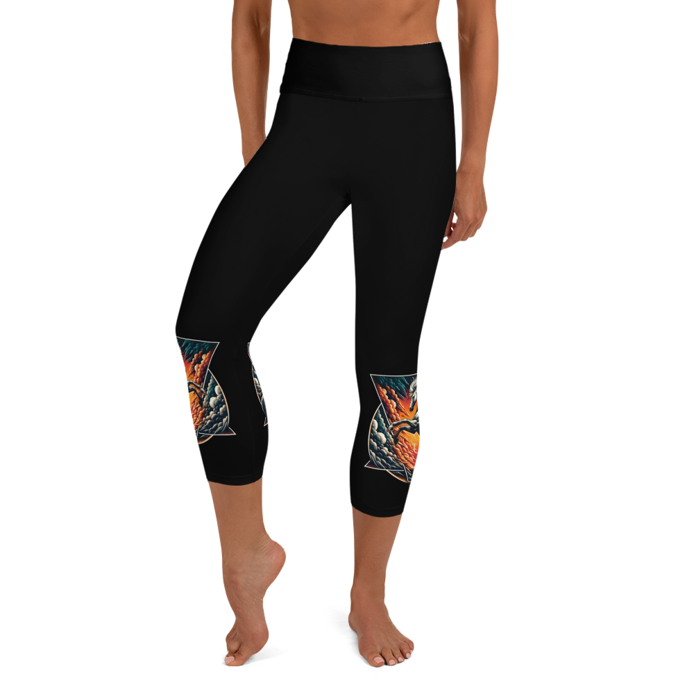 Capri leggings - Wild Horses are Wild