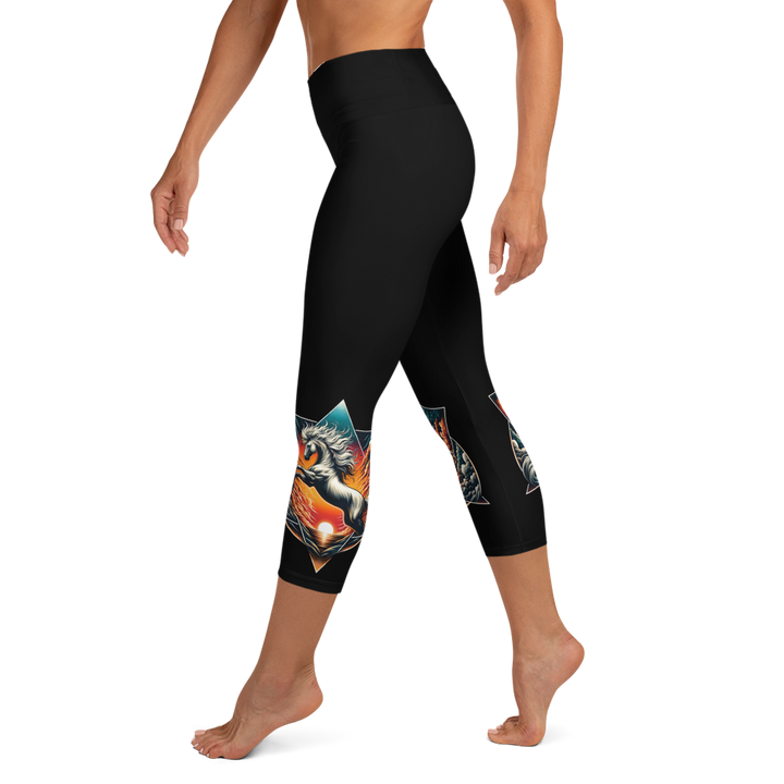 Capri leggings - Wild Horses are Wild