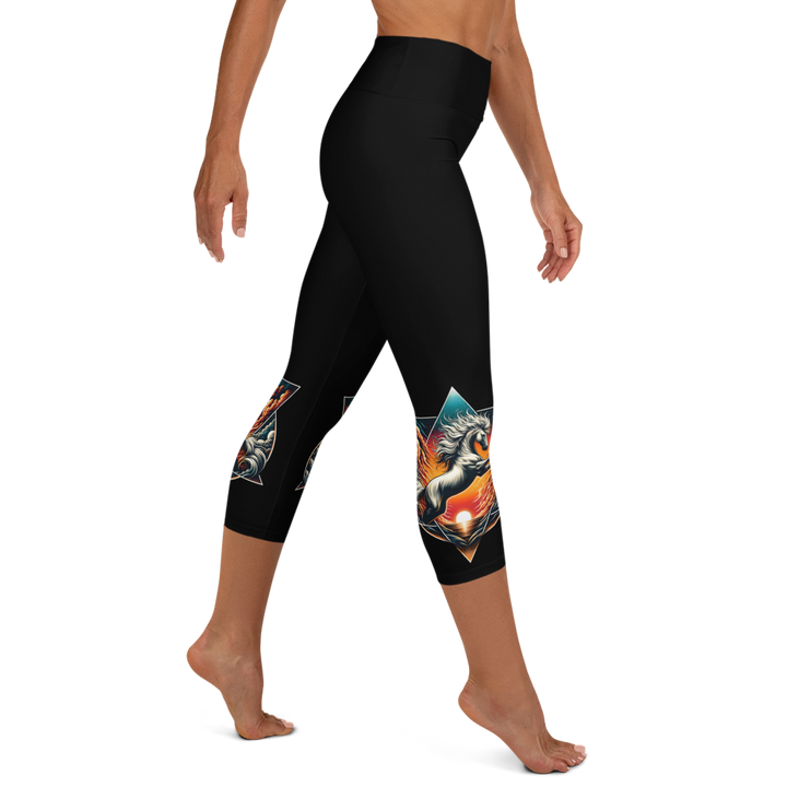 Capri leggings - Wild Horses are Wild