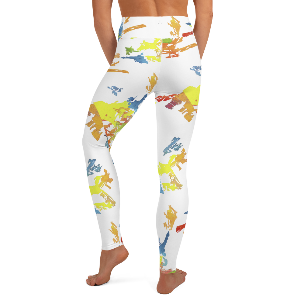 Leggings - Beethoven, Ode to Joy, white