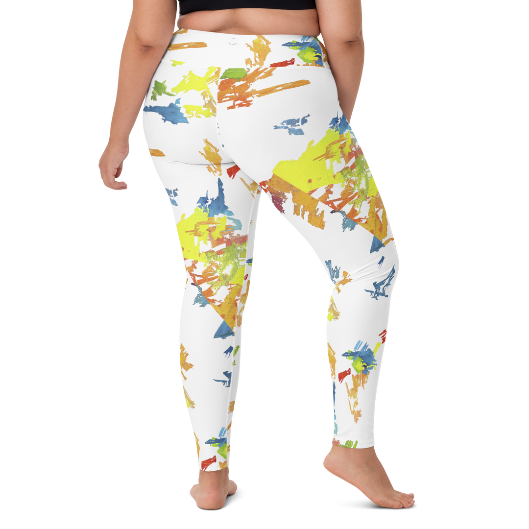 Leggings - Beethoven, Ode to Joy, white