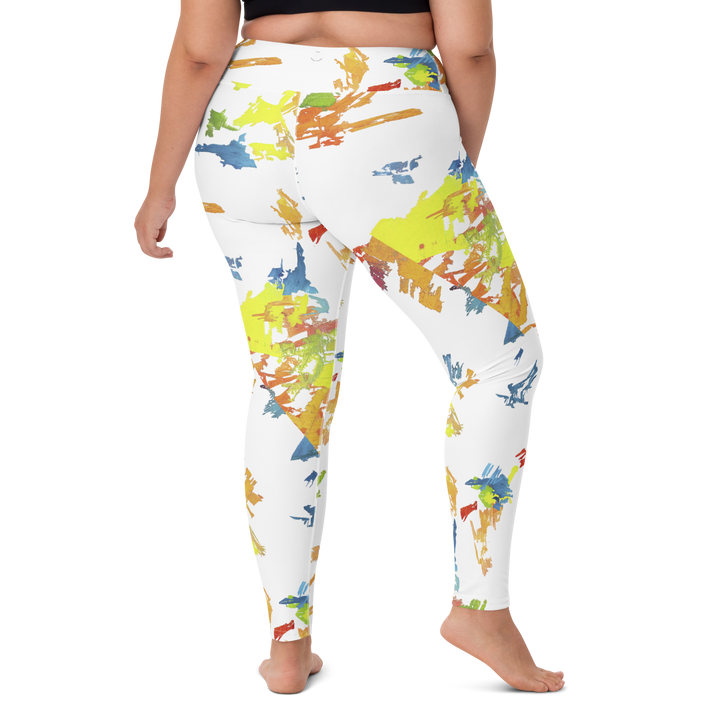 Leggings - Beethoven, Ode to Joy, white