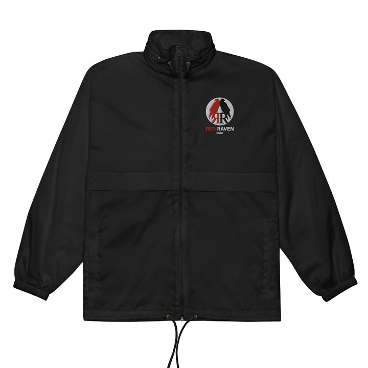 Unisex Windbreaker - Red Raven, red white