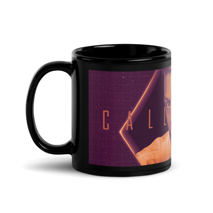 Black glossy mug - Call on me