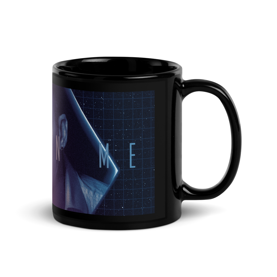 Black glossy mug - Call on me