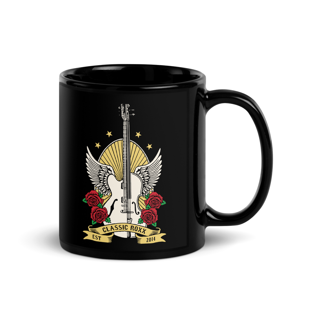 Black glossy mug - Guitar &amp; Cello RoXX