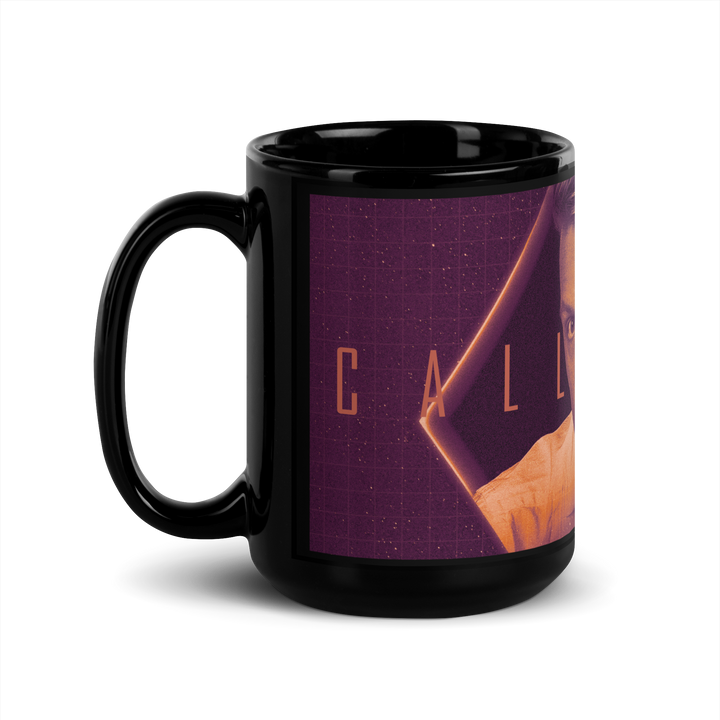 Black glossy mug - Call on me