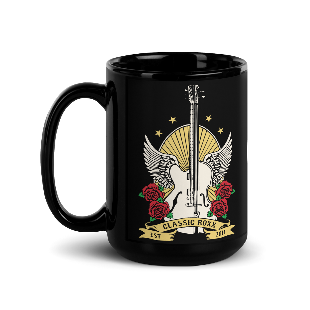 Black glossy mug - Guitar &amp; Cello RoXX