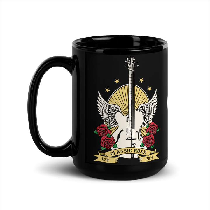 Black glossy mug - Guitar &amp; Cello RoXX