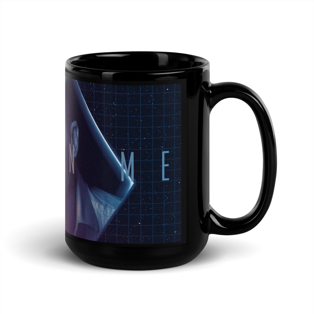 Black glossy mug - Call on me