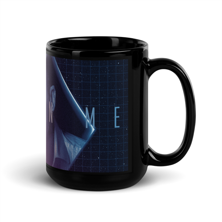 Black glossy mug - Call on me