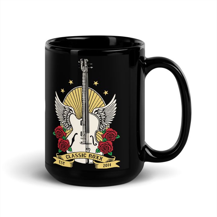 Black glossy mug - Guitar &amp; Cello RoXX