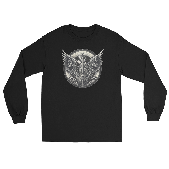 Long-sleeved shirt for women - Cello and Wings crest