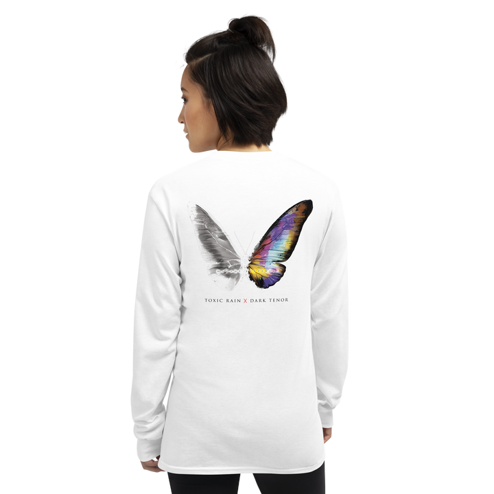 Long-sleeved shirt women - Toxic Rain, Madame Butterfly, butterfly