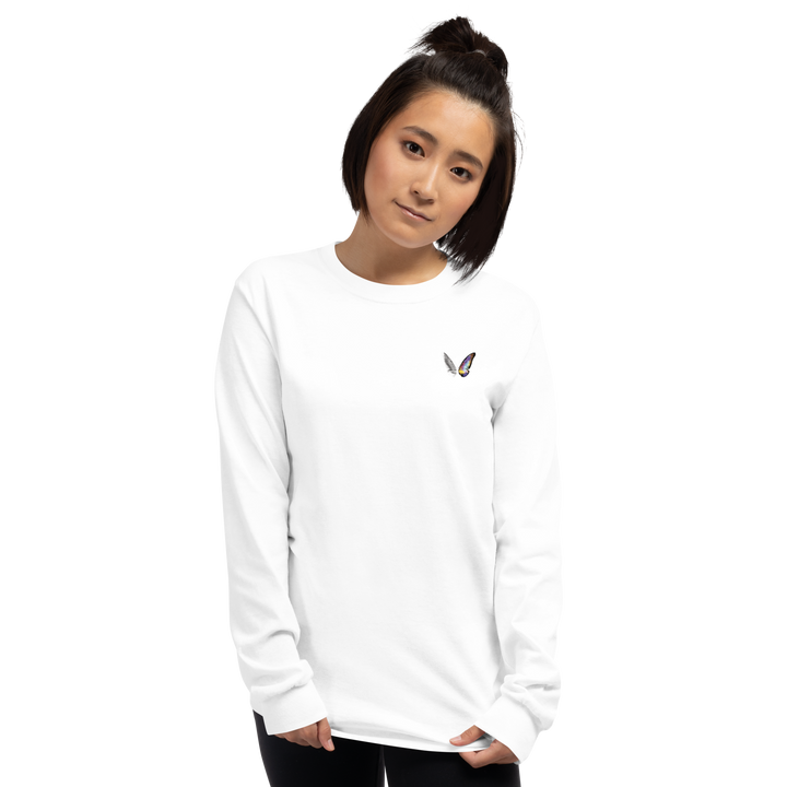 Long-sleeved shirt women - Toxic Rain, Madame Butterfly, butterfly