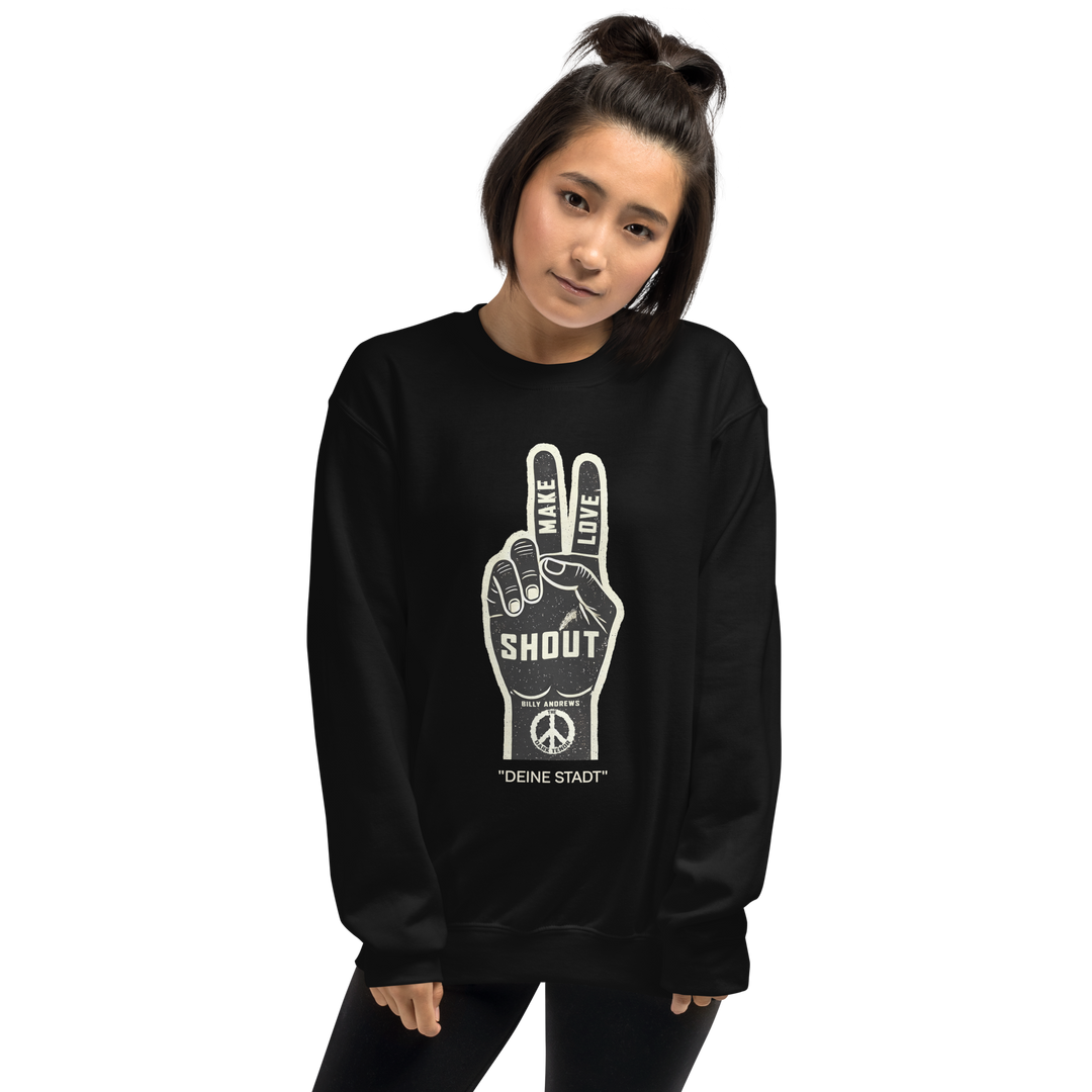 Unisex-Pullover - Shout (personalisierbar)