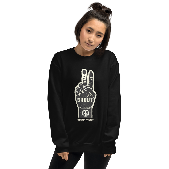 Unisex-Pullover - Shout (personalisierbar)