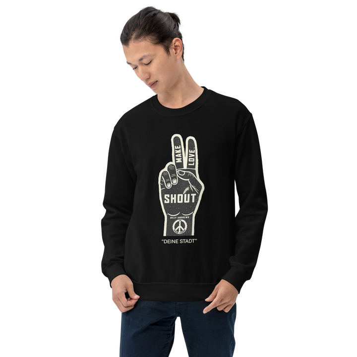 Unisex-Pullover - Shout (personalisierbar)