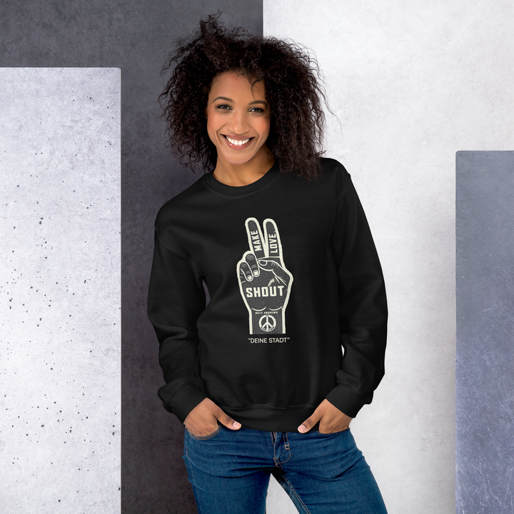 Unisex-Pullover - Shout (personalisierbar)