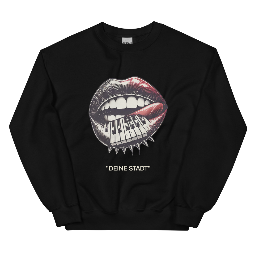 Unisex-Pullover - Bitter Sweet Kiss (personalisierbar)