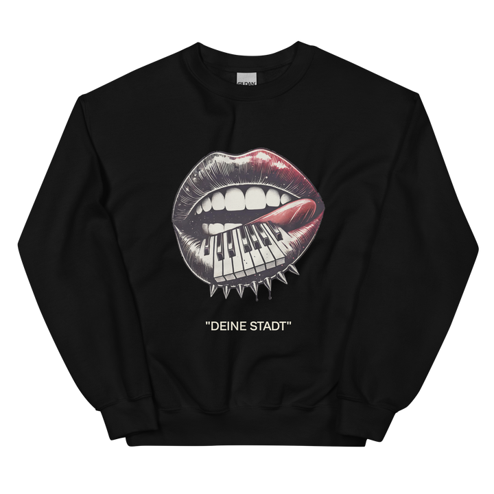 Unisex-Pullover - Bitter Sweet Kiss (personalisierbar)