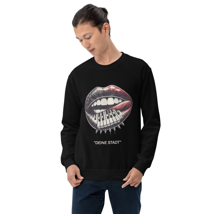 Unisex-Pullover - Bitter Sweet Kiss (personalisierbar)