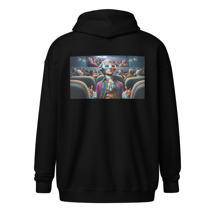 Zipper Hoodie Men - Mozart in the 3D Cinema